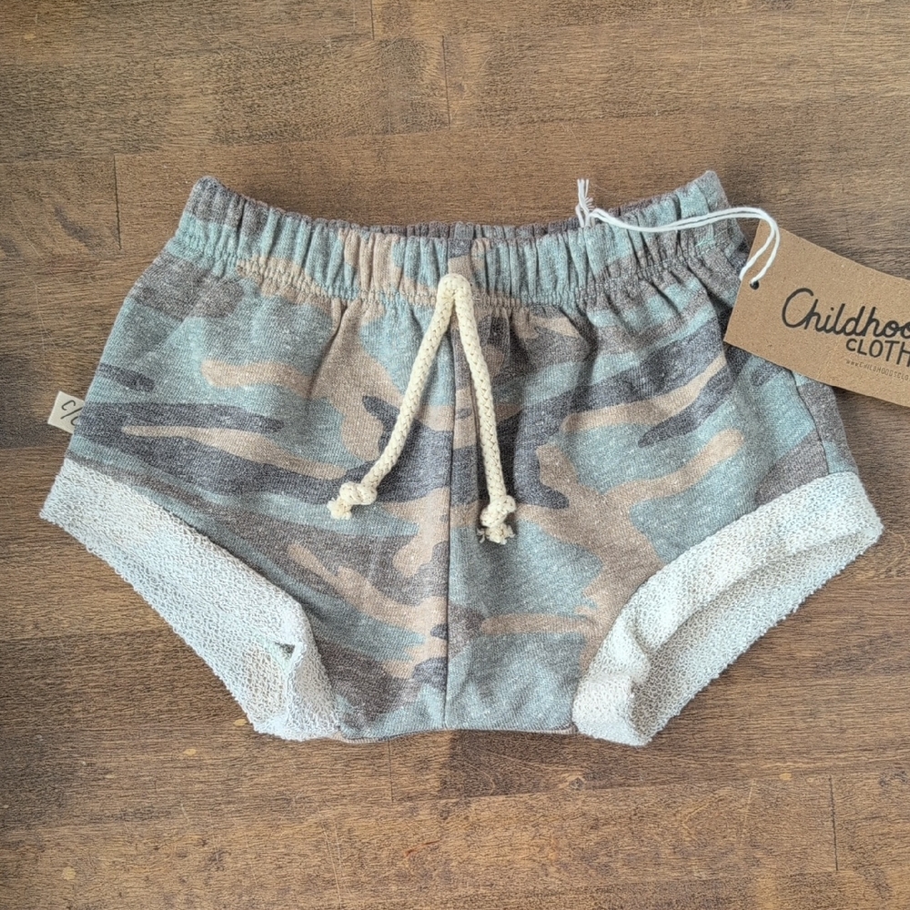 Childhoods clothing Faded Camo Shorties